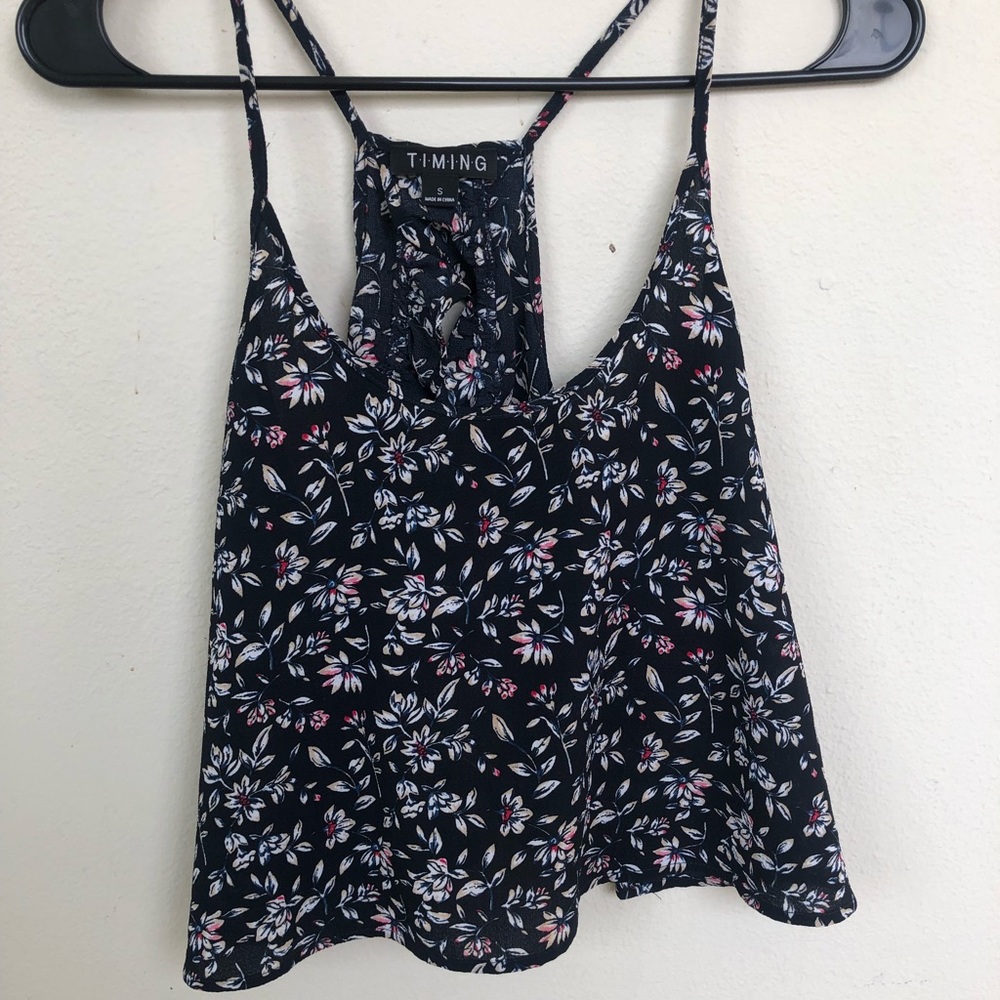 Floral cute top